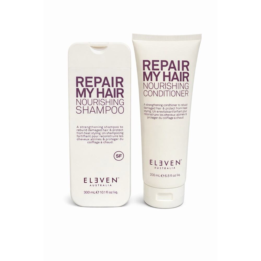 Eleven Australia Repair My Hair Nourishing Shampoo 10.1oz & Conditioner 6.8 oz